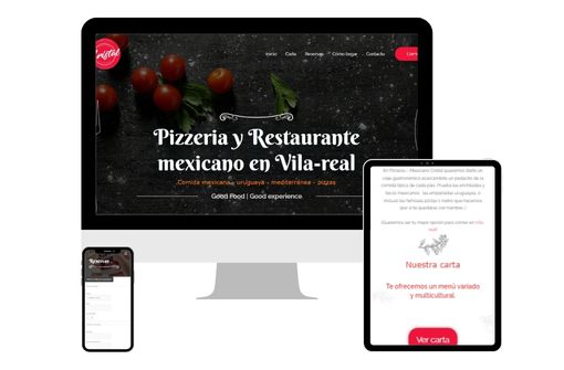 diseño web pizzeria